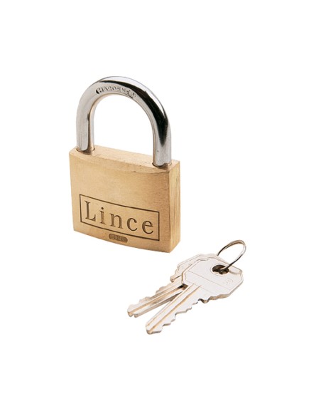 CANDADO LATON 30MM A.NORMAL LINCE