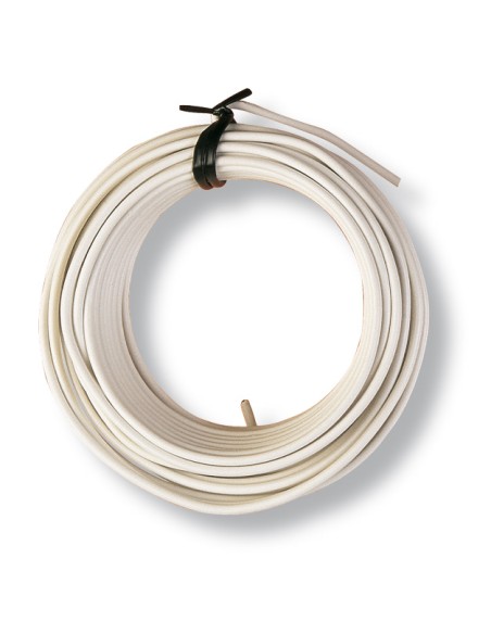 ALAMBRE Hº.PLAST.BLANCO ROLLO 50M.