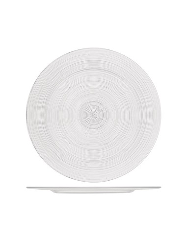 JGO.6 PLATOS LLANOS VIDRIO CIRCLE 27 CM.