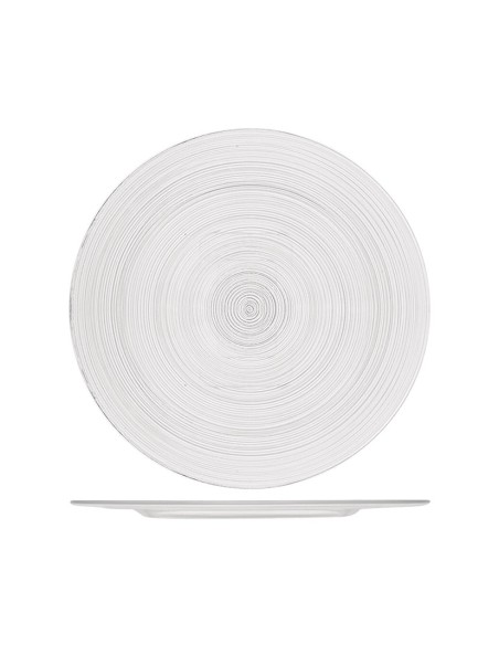JGO.6 PLATOS LLANOS VIDRIO CIRCLE 27 CM.