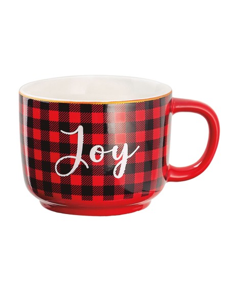 TAZA JUMBO NBC TARTAN S/P 41,5 CL SURT.