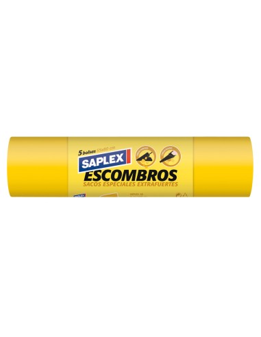 SACO ESCOMBROS 55X80CM. 5 UNIDADES