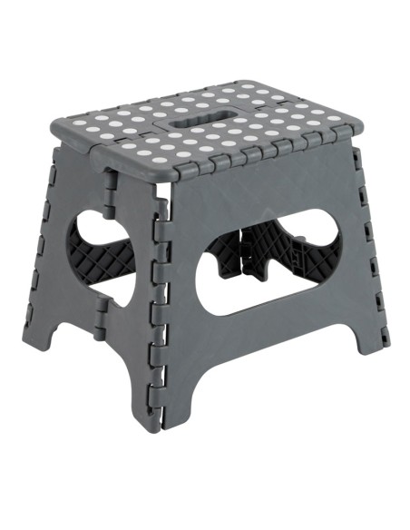 TABURETE PLEGABLE 29X22X27 CM. GRIS