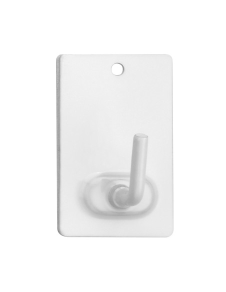 COLGADOR ADHESIVO BLANCO BL. 2 UNIDADES