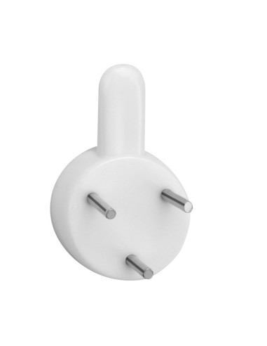 COLGADOR PARED. MOD. 3001. BLCO. 6 PZAS.