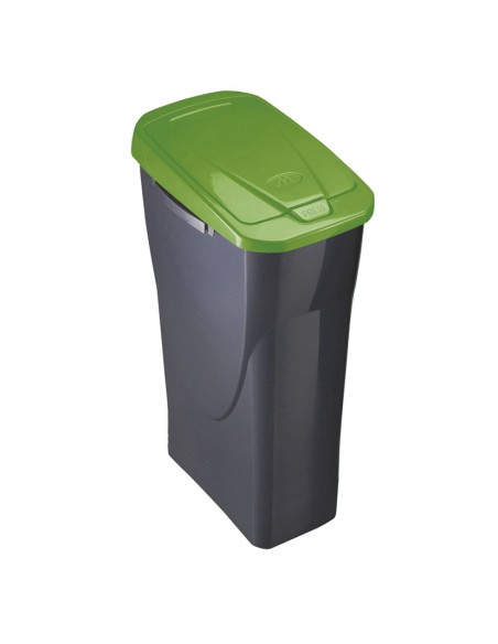 CUBO ECOBIN 15L. CON TAPA VERDE