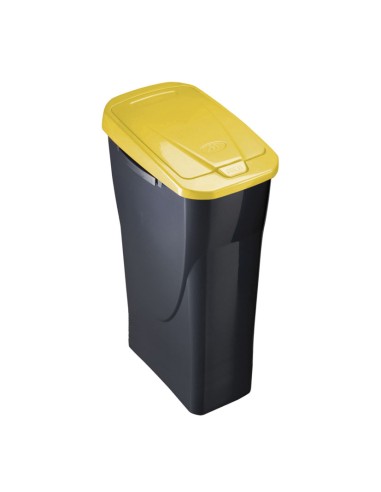 CUBO ECOBIN 25L. CON TAPA AMARILLA