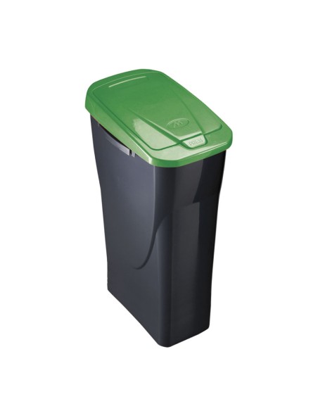 CUBO ECOBIN 25L. CON TAPA VERDE
