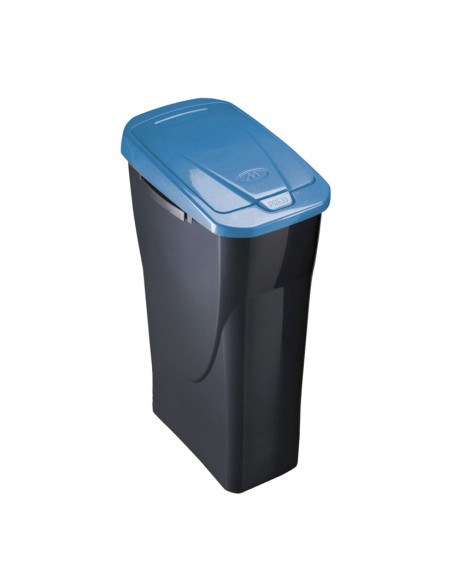 CUBO ECOBIN 25L. CON TAPA AZUL