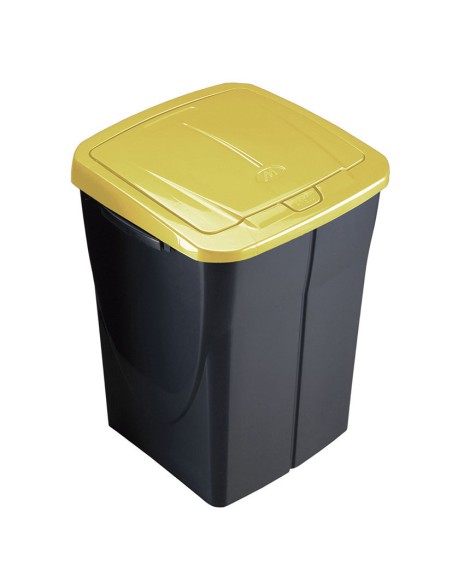 CUBO ECOBIN 45L. CON TAPA AMARILLA