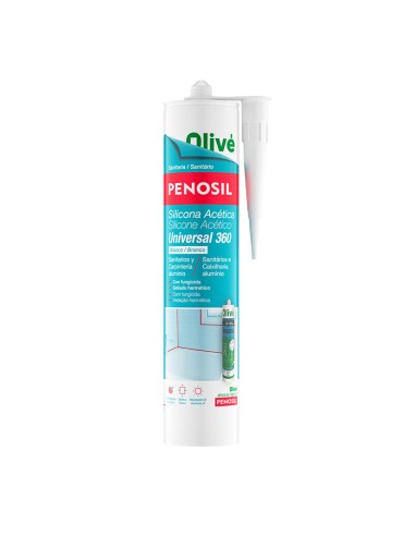 SILICONA OLIVÉ UNIVERSAL 280 ML GRIS