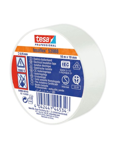CINTA AIS.TESAFLEX 19X10M.BL.TESA