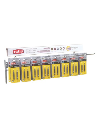EXPOSITOR PUNTAS ATORNILL.Nº2 RATIO