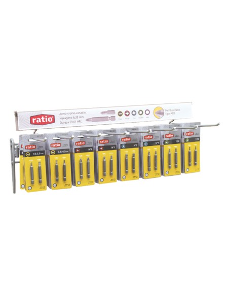 EXPOSITOR PUNTAS ATORNILL.Nº2 RATIO