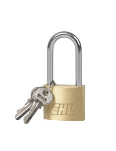 CANDADO LATÓN. ARCO ALTO. 20 MM.