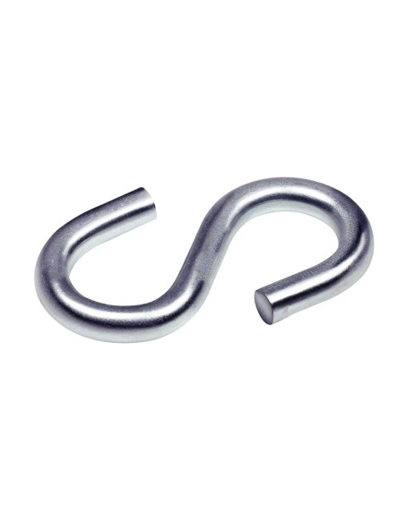 GANCHO TIPO "S" GALVANIZA. 5X45MM  4 UND
