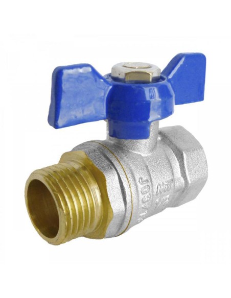 VALV ESF PN-25 MH MANDO PALOM AZUL 1/2"