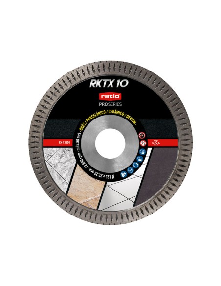 DISCO TURBO PORCELANICO RKTX10 125MM.