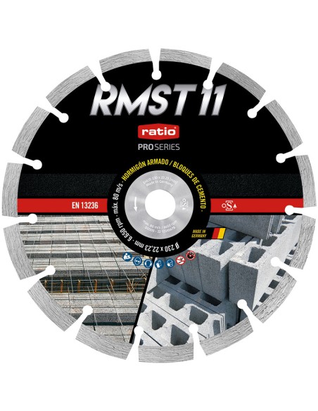 DISCO SEGM.LASER RMST11 230 MM.RATIO