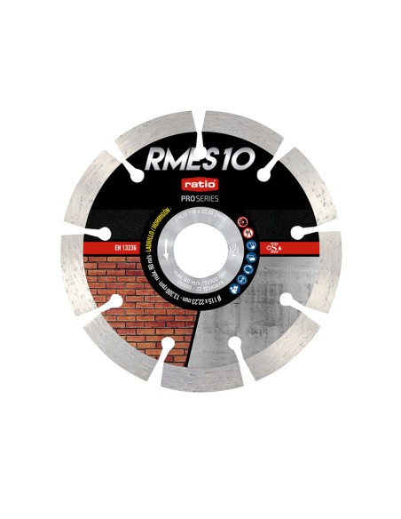DISCO SEGM.LASER RMES10 115MM.RATIO