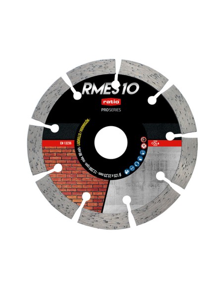 DISCO SEGM.LASER RMES10 125MM.RATIO