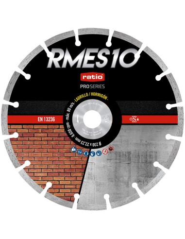 DISCO SEGM.LASER RMES10 230MM.RATIO