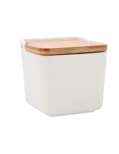 SALERO PORCELANA BLANCO 12X12 CM.