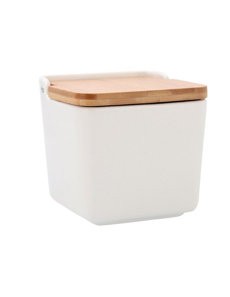 SALERO PORCELANA BLANCO 12X12 CM.