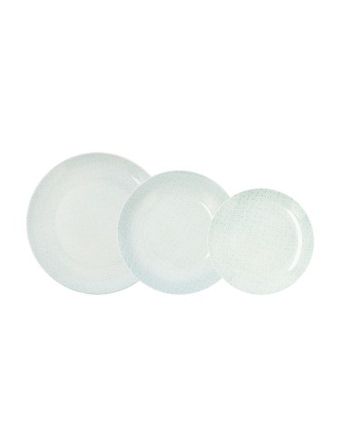 VAJILLA PORCELANA INFINIT BID 18 PZS.ARC