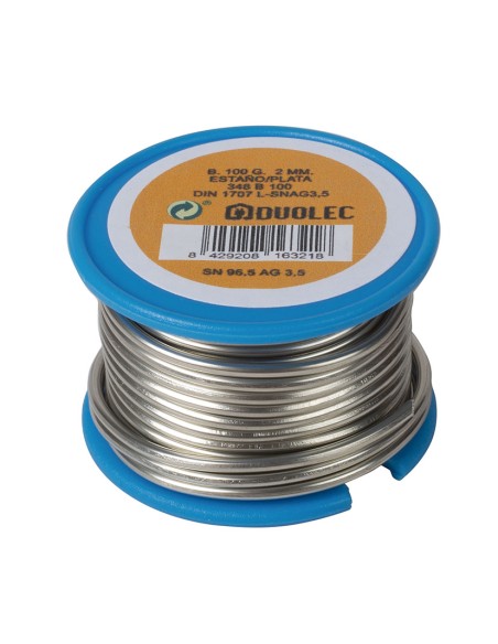 ESTAÑO PLATA 3,5% 2MM.100GR