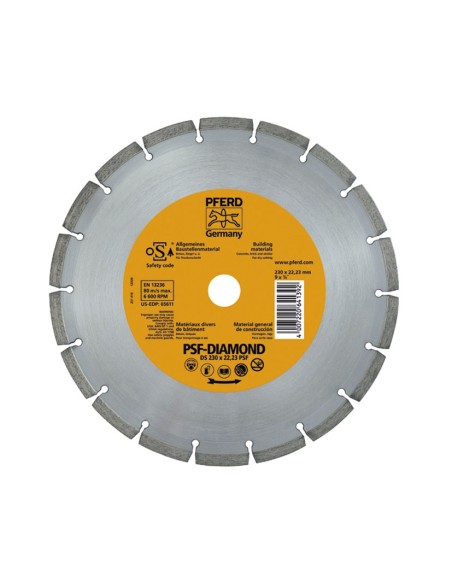 DISCO DIAMANTE SEGMENT.DS 115-22,2 PSF