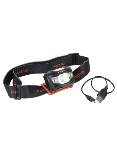 LINTERNA FRONTAL 3 LED CREE 160LM RECARG
