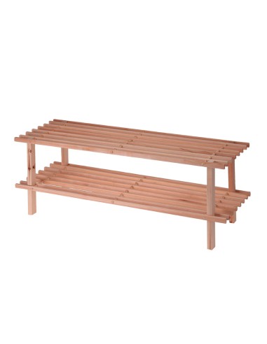 ZAPATERO MADERA 2 ALTURAS.26X77X30CM