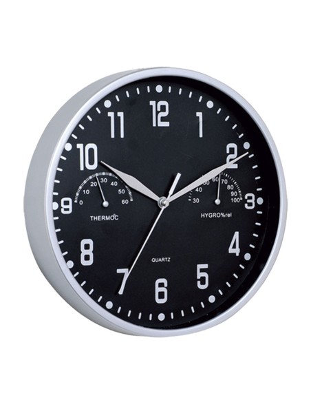 RELOJ TERMOMETRO/HIGROMETRO DIAM.25