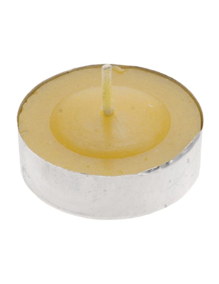 TEALIGHTS EN ALUM. CITRONELA JGO 15 UDS.