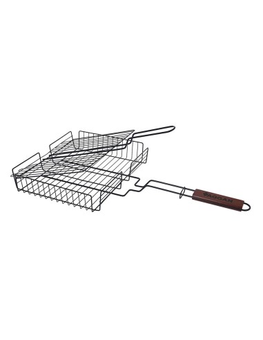 PARRILLA DOBLE. CESTA 26 X31 CM