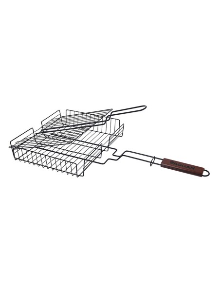 PARRILLA DOBLE. CESTA 26 X31 CM