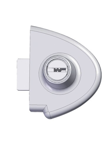 CERRADURA PUERTA CRISTAL HOJAS COD.359