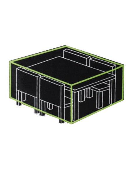 FUNDA MESA JARDÍN 165X140X90 CM