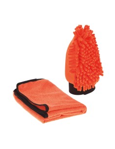 SET LIMPIEZA P/COCHE (GUANTE, PAÑO)