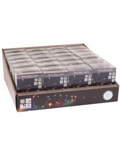 ILUMINACION 160 LUCES MULTICOLOR A PILAS