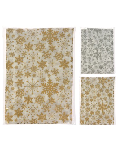 MANTEL 130X180CM.DORADO / PLATA SURTIDOS
