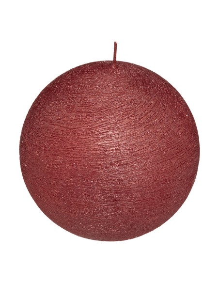VELA DECORATIVA REDONDA 10 CM. ROJA