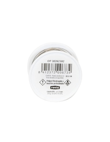ESTAÑO 60% 1,5MM.100GR