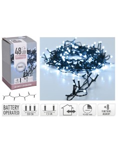 ILUMINACION 48LED  INTER. C/BATER. BLNCA