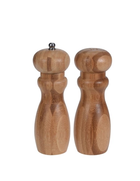 MOLINILLO Y SALERO BAMBU H. 164MM.