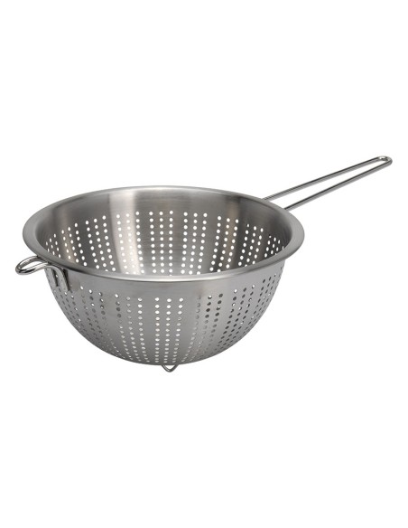 COLADOR CON MANGO ACERO INOX 24 CM.