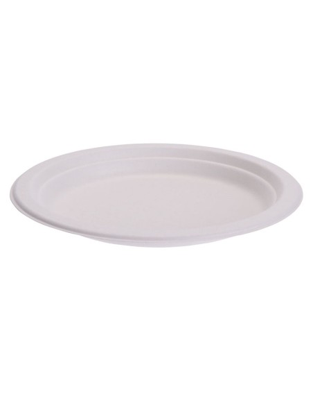SET 8 PLATOS CARTON BIODEGRADABLE 17,4CM