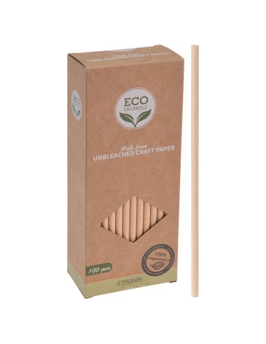 CAÑITAS DE PAPEL KRAFT, CAJA 100 UN.