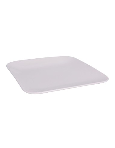 PLATO PORCELANA 21X21 CM. BLANCO
